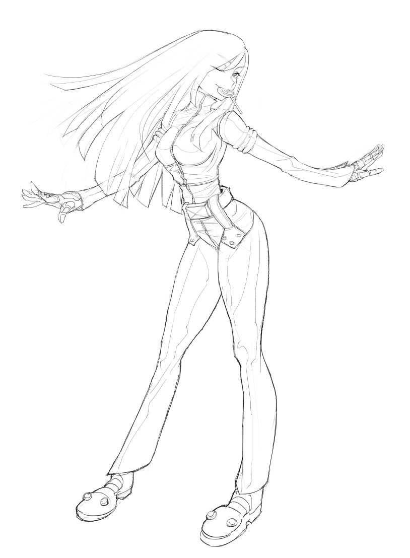 kula diamond (the king of fighters) drawn by yan_(age0614)