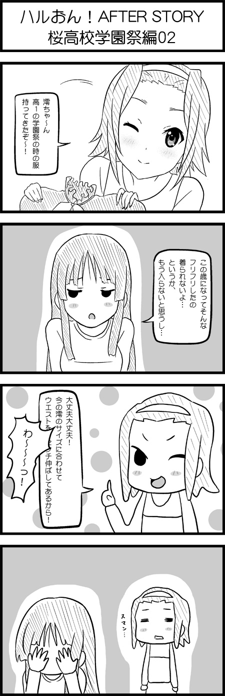 akiyama mio and tainaka ritsu (k-on!) drawn by esuyuki