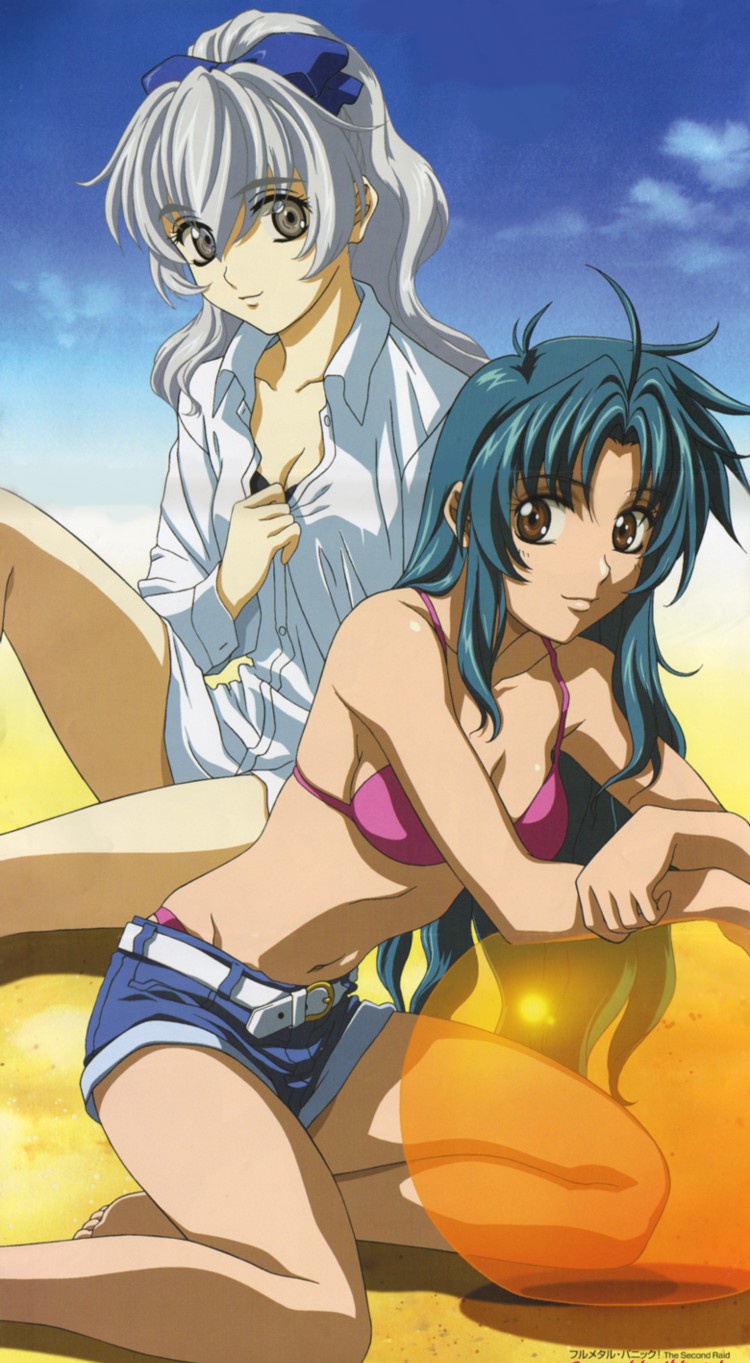chidori kaname and teletha testarossa (full metal panic!)