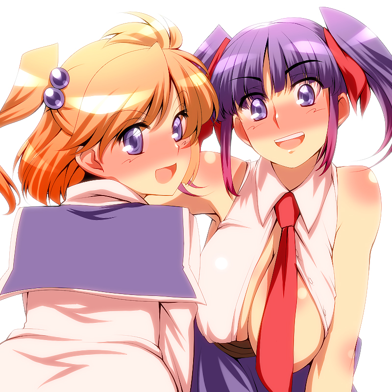 presia zenoskis and mio sasuga (super robot wars and 1 more) drawn by tro_(trombe)