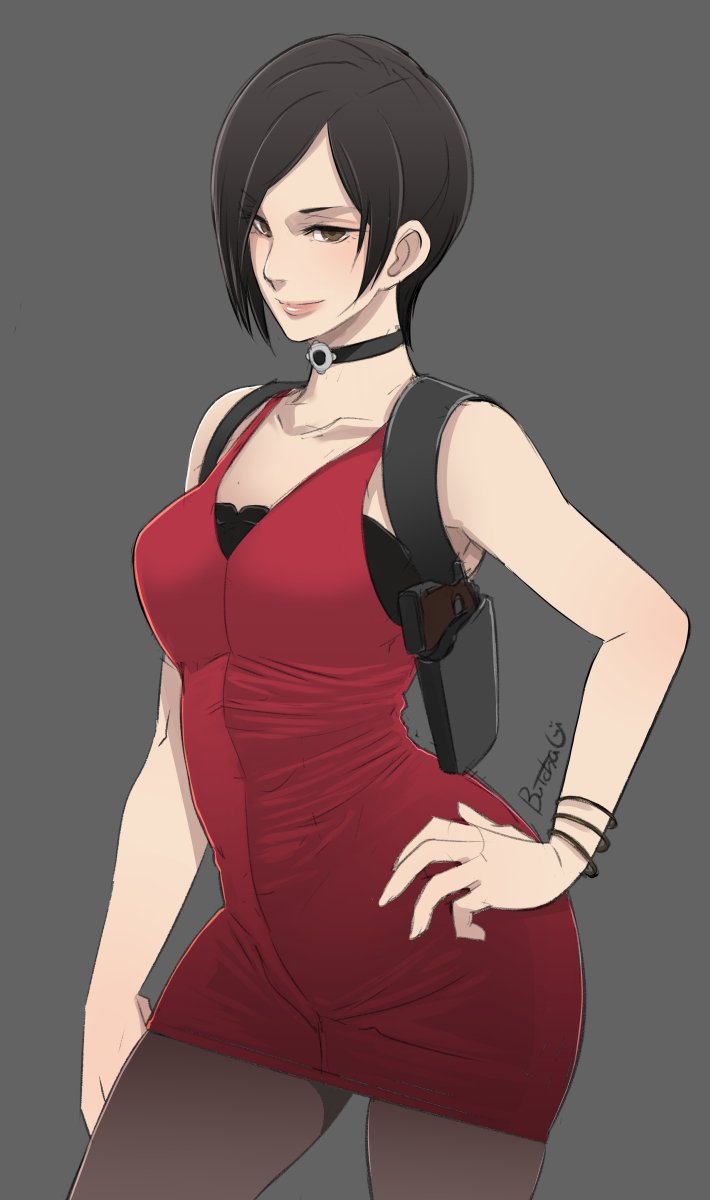 ada wong (resident evil and 1 more) drawn by butcha-u