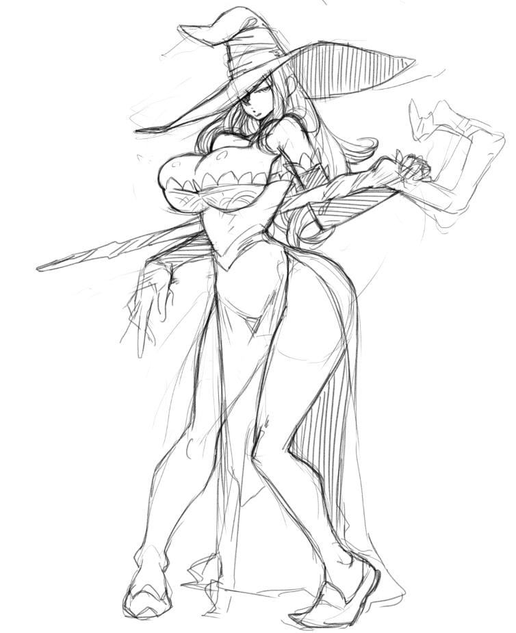 sorceress (dragon's crown) drawn by kanemaki_thomas