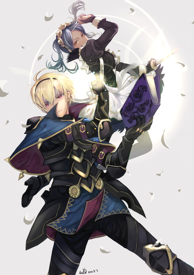 leo and flora (fire emblem and 1 more) drawn by kero_sweet