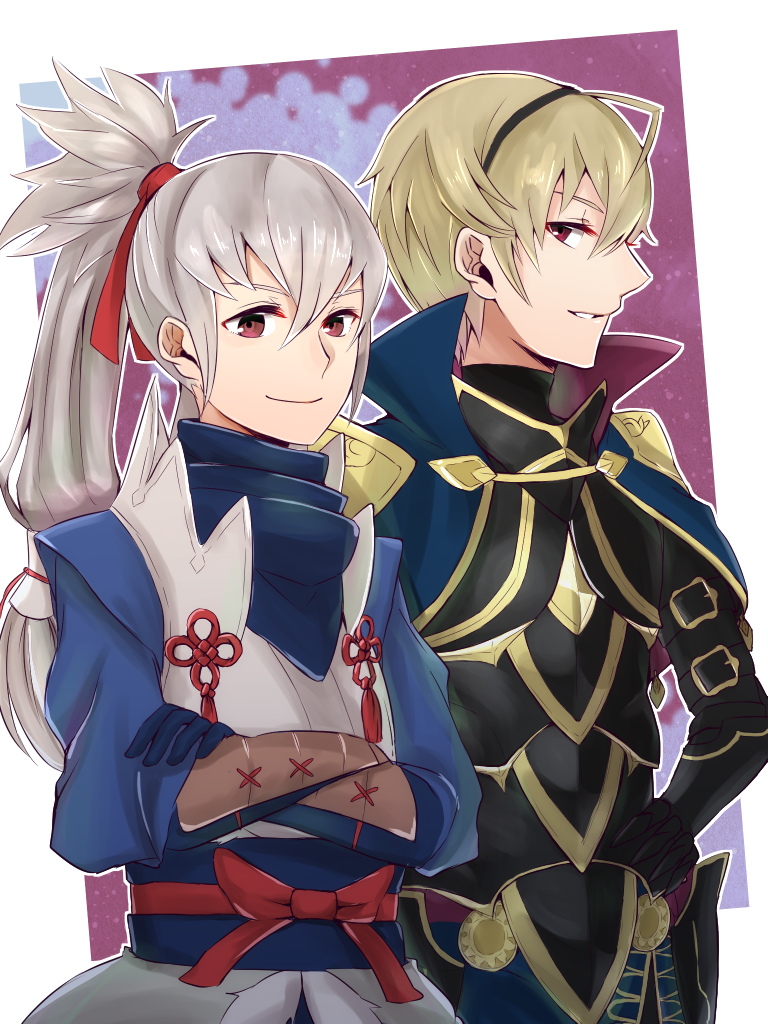 takumi and leo (fire emblem and 1 more) drawn by chlxms