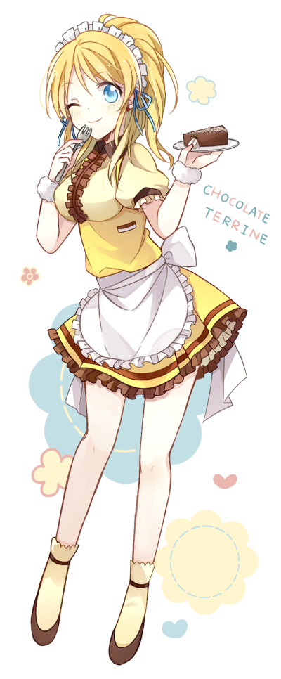 ayase eli (love live! and 1 more) drawn by yimu
