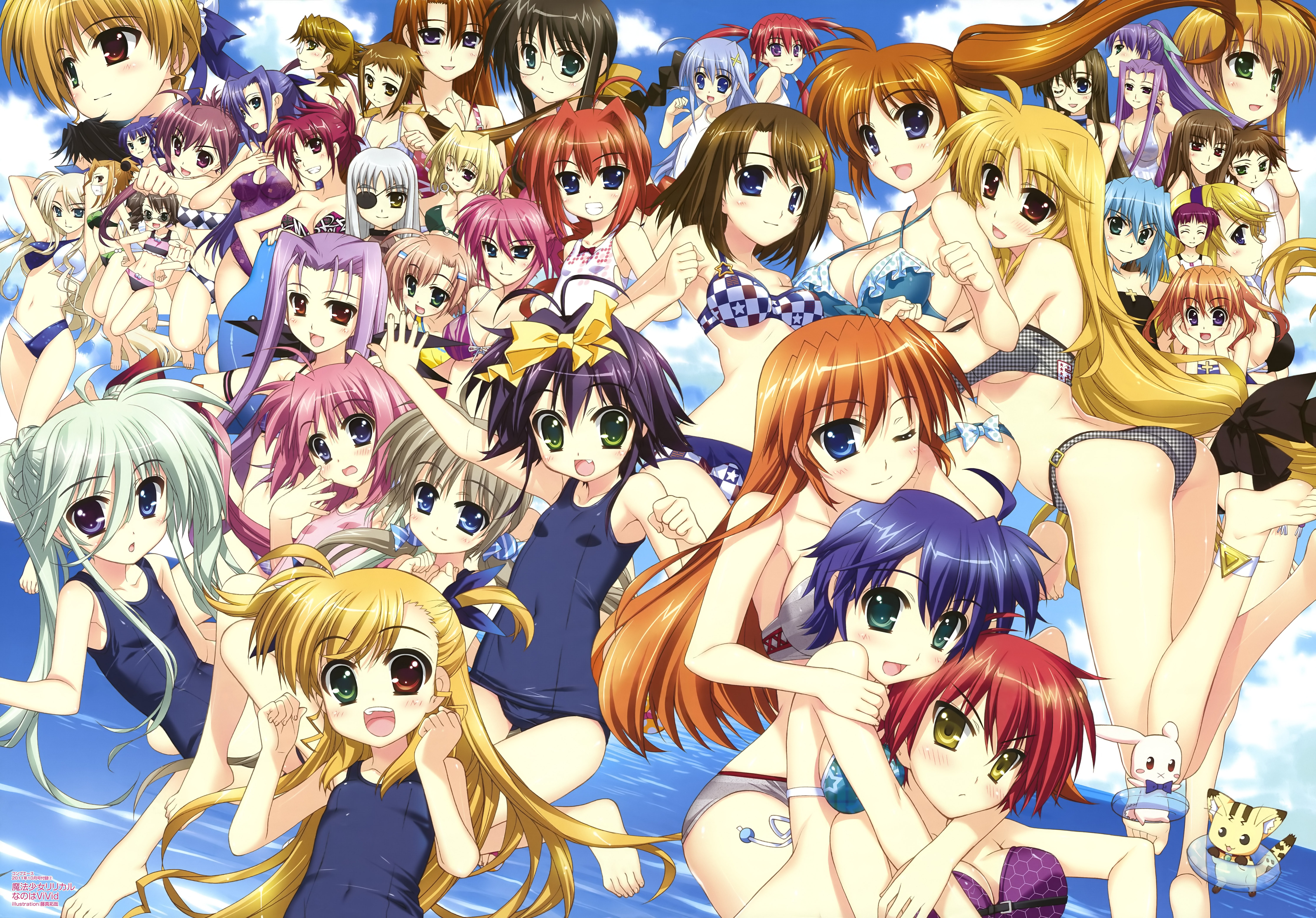Fate Testarossa Takamachi Nanoha Yagami Hayate Vita Vivio And 40 More Lyrical Nanoha And 1 More Drawn By Fujima Takuya Danbooru Fate Testarossa Takamachi Nanoha Yagami Hayate Vita Vivio And 40 More Lyrical Nanoha And 1 More Drawn By Fujima Takuya Danbooru