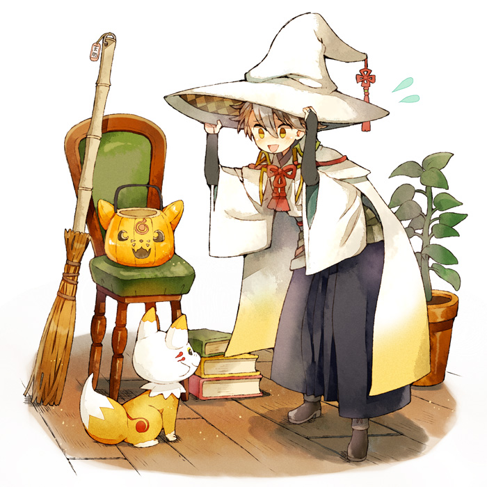 konnosuke and saniwa (touken ranbu and 1 more) drawn by houhou_(black_lack)