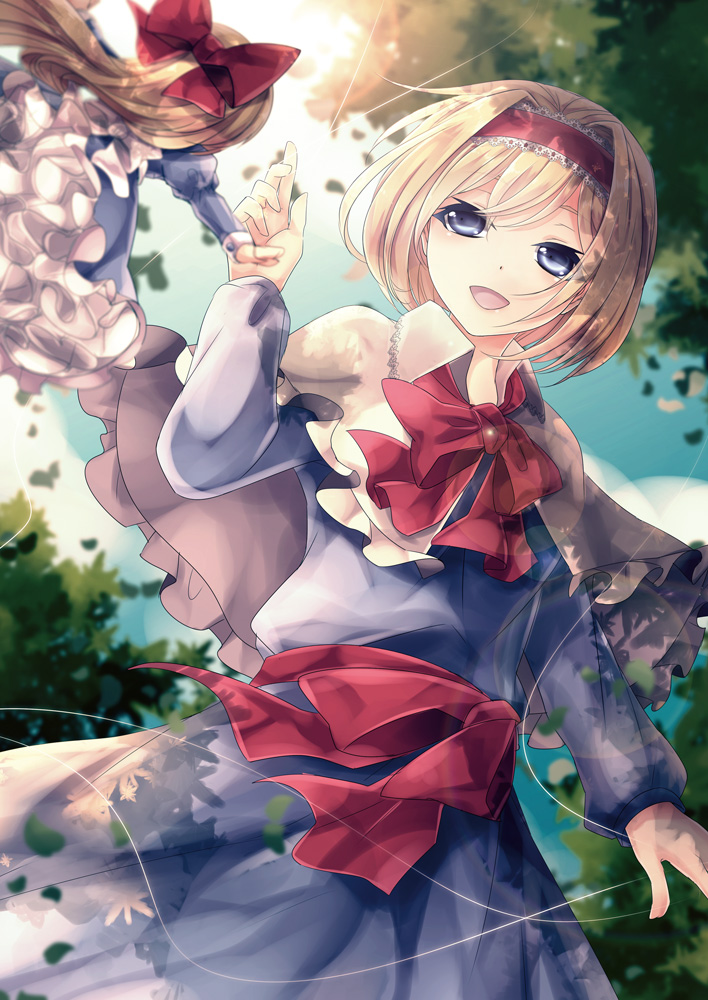 alice margatroid and shanghai doll (touhou) drawn by kyoma_(yellowxcake)