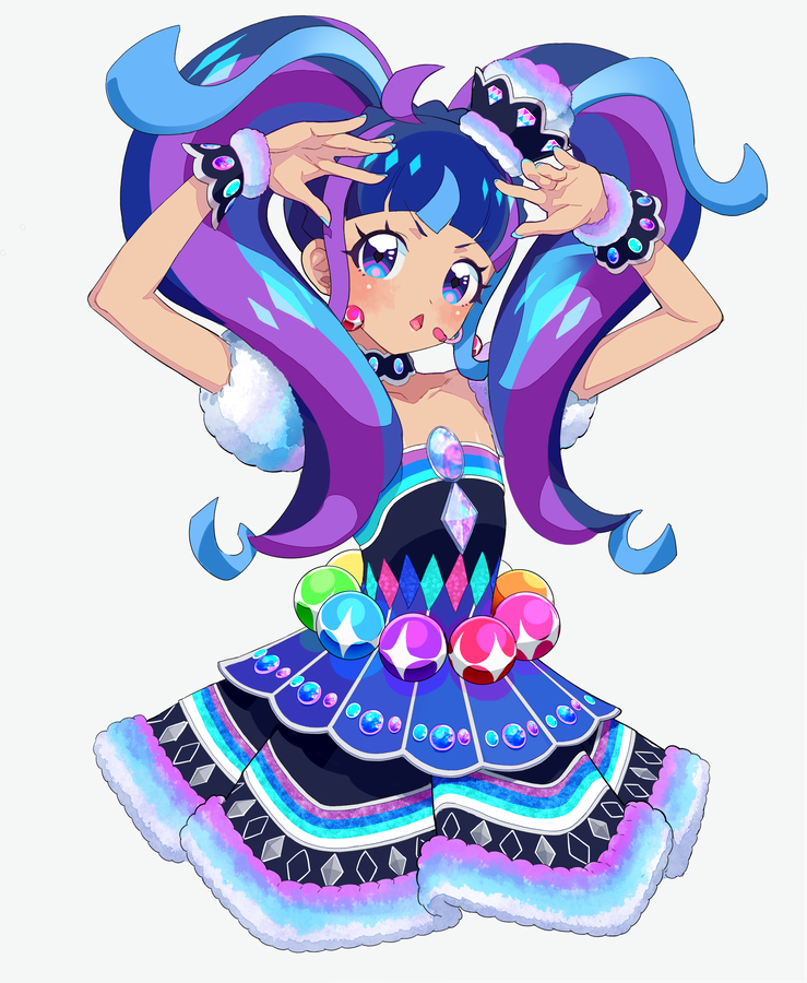 kuro daia (pretty series and 1 more) drawn by moudoku_(decopon3rd)