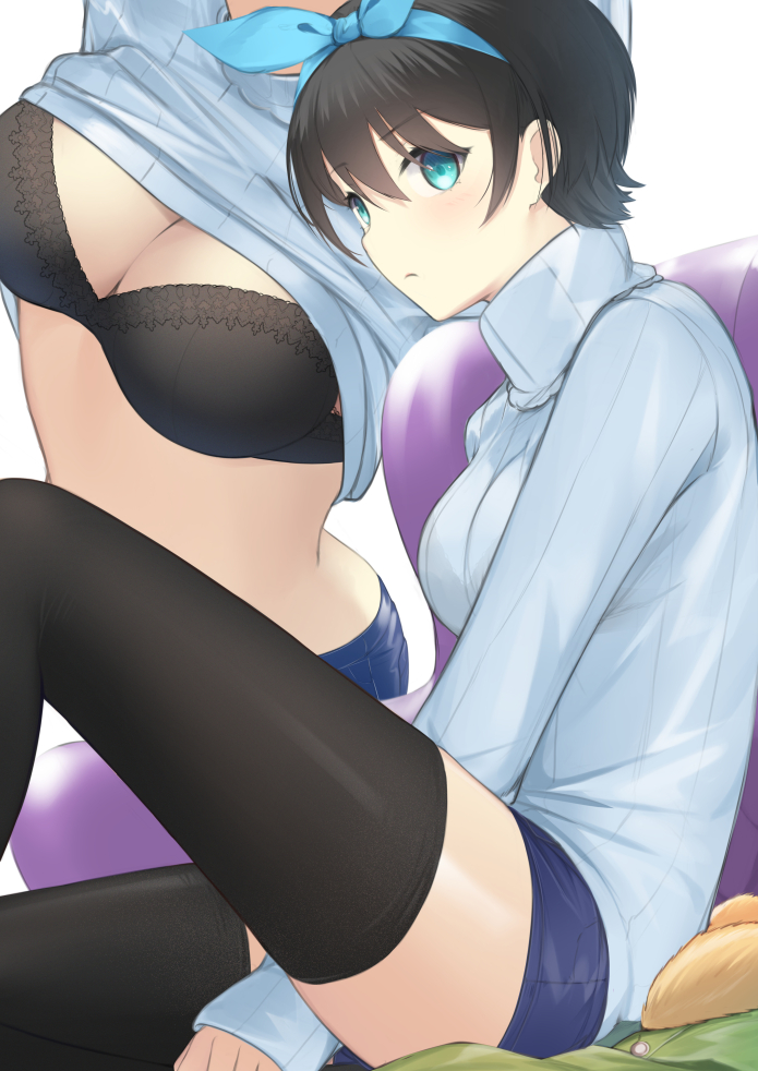 sarashina ruka (kanojo okarishimasu) drawn by mari_(doraerin0)