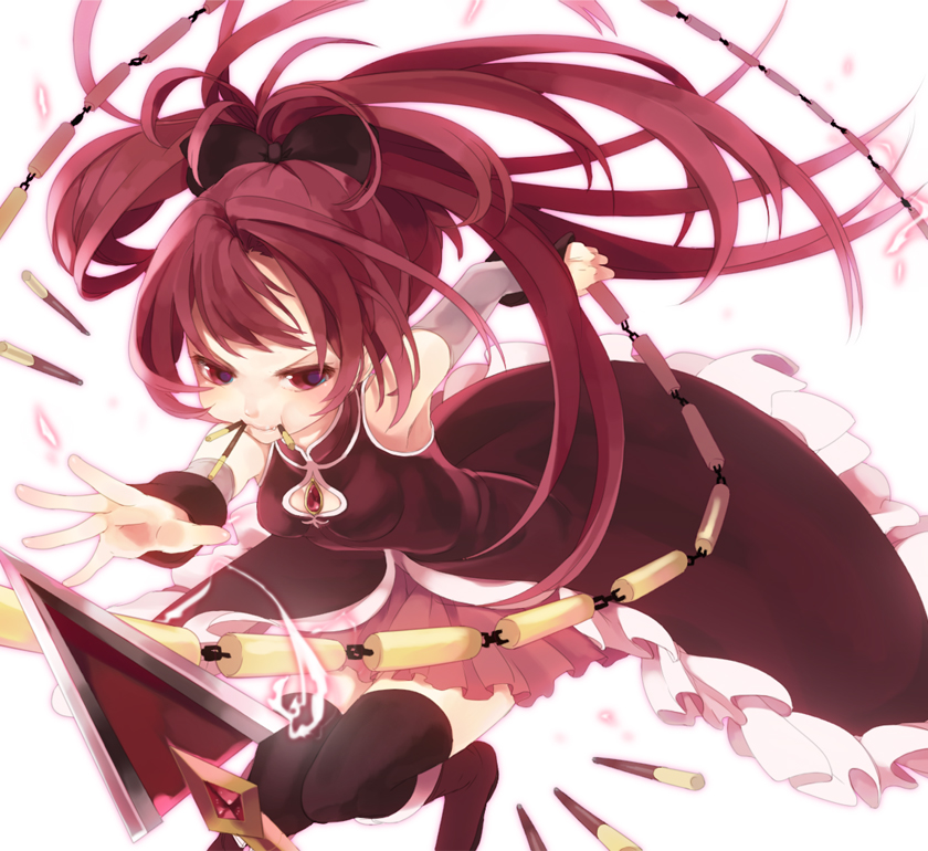 sakura kyoko (mahou shoujo madoka magica) drawn by hiyo_kiki