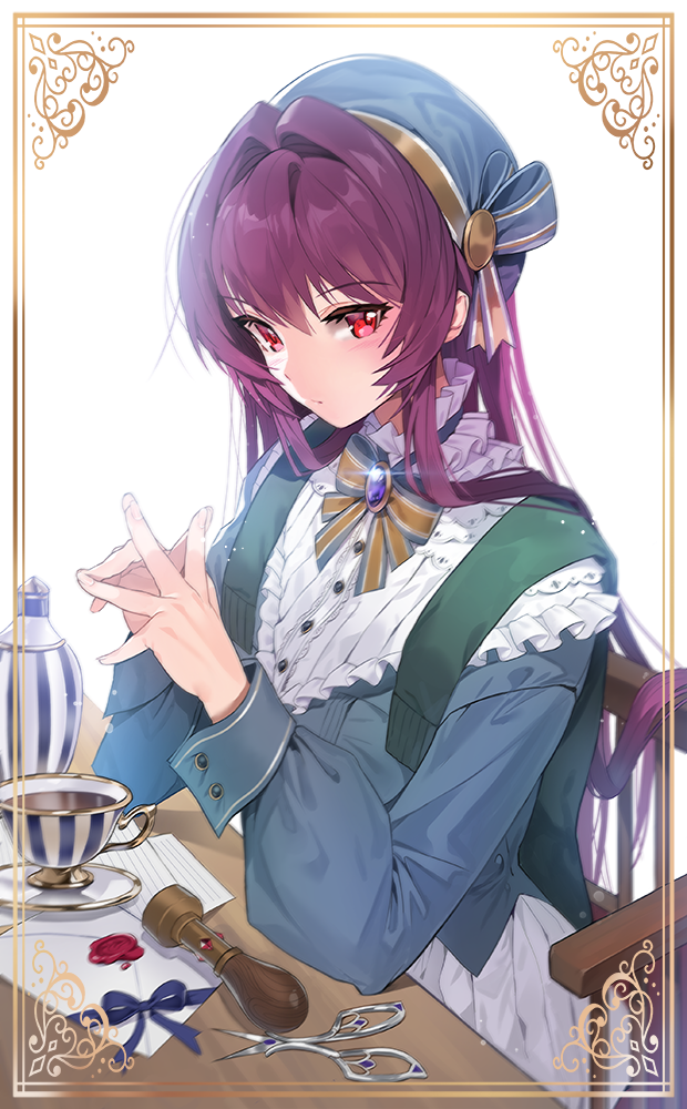 scathach (fate and 1 more) drawn by damda