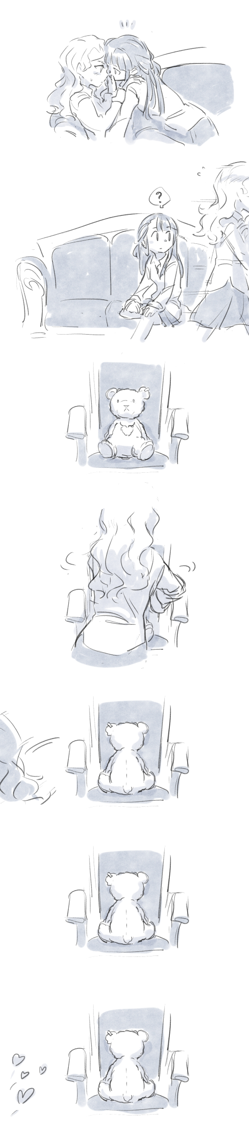 kagari atsuko and diana cavendish (little witch academia) drawn by mukiki