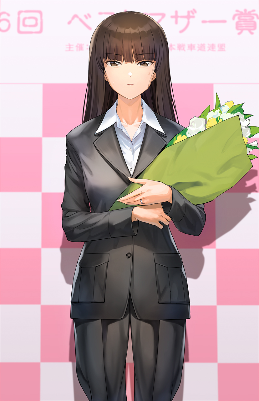 nishizumi shiho (girls und panzer) drawn by a1_(initial-g)