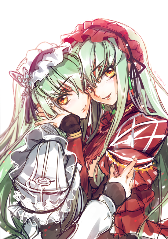 c.c., chaika trabant, and chaika bogdan (code geass and 1 more) drawn by creayus