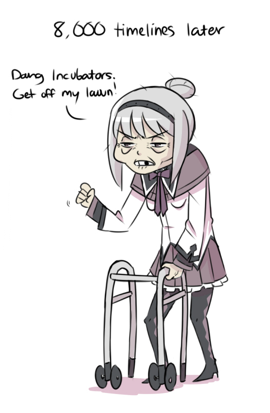 akemi homura (mahou shoujo madoka magica) drawn by ange_(angeban93)
