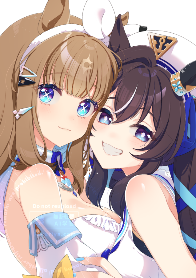 vivlos and almond eye (umamusume) drawn by koruri