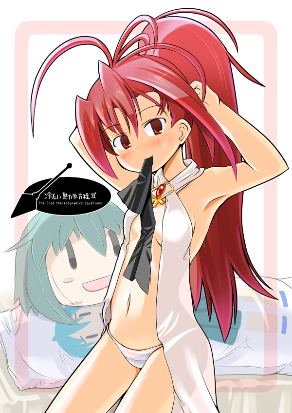 miki sayaka and sakura kyoko (mahou shoujo madoka magica) drawn by excel_(gewalt)