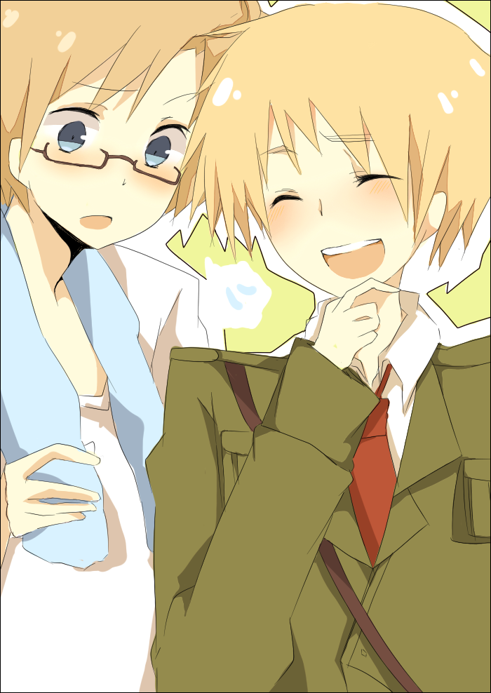 america and united kingdom (axis powers hetalia) drawn by mono_(recall)