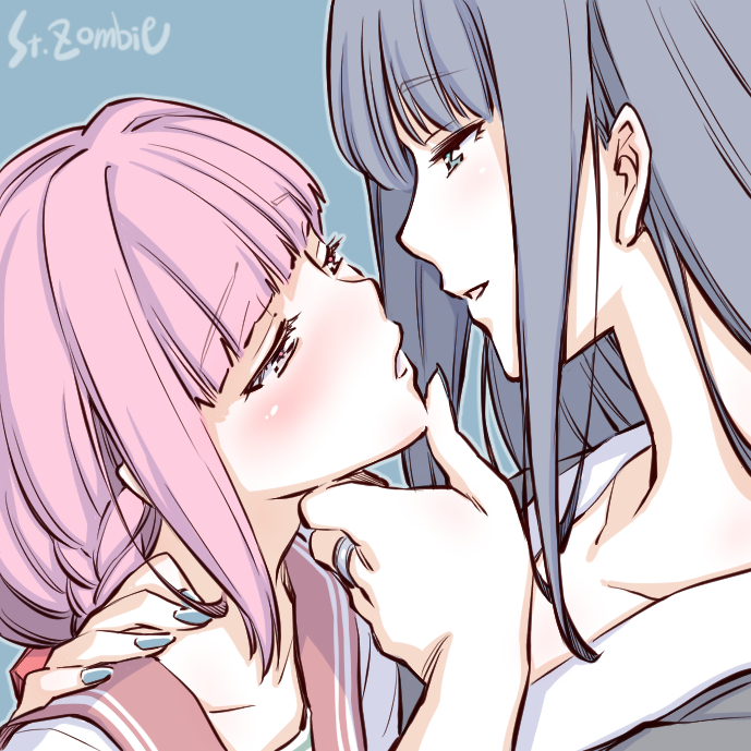 tamaki iroha and nanami yachiyo (mahou shoujo madoka magica and 1 more) drawn by studiozombie