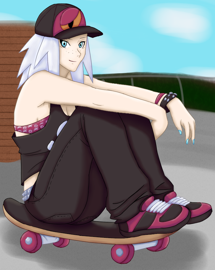 roxie (pokemon and 1 more) drawn by jhonb