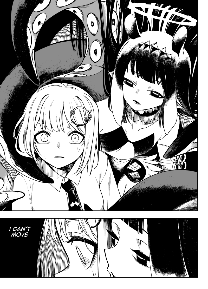 ninomae ina'nis and watson amelia (hololive and 1 more) drawn by num_(angrynum)