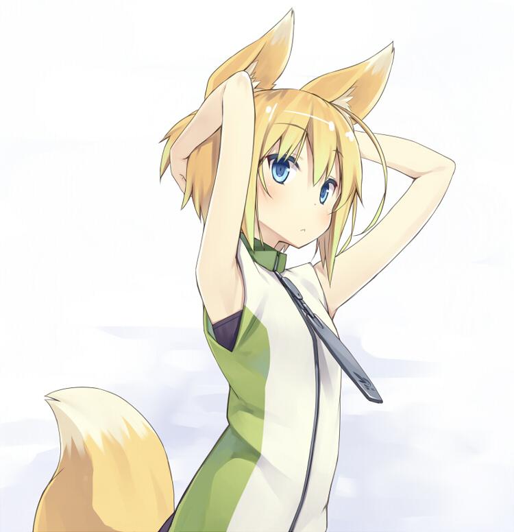 shiratama kitsune (original) drawn by poco_(asahi_age)