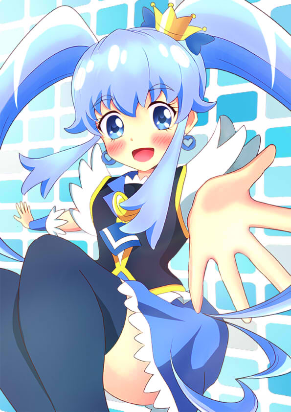 shirayuki hime and cure princess (precure and 1 more) drawn by mimimichi