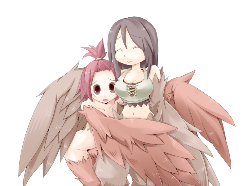 pina and pii (mon-musu quest!) drawn by frfr
