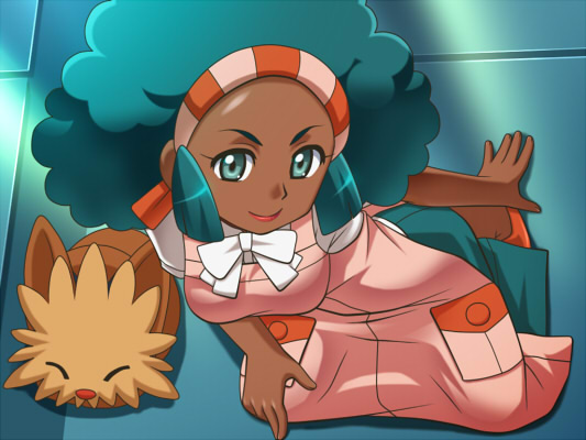 lillipup and lenora (pokemon and 1 more) drawn by awa