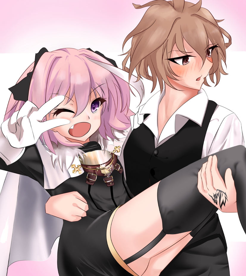 astolfo and sieg (fate and 1 more) drawn by dotapi