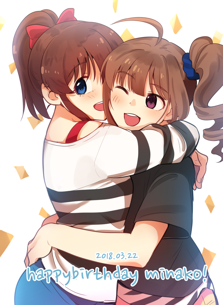 yokoyama nao and satake minako (idolmaster and 1 more) drawn by kamille_(vcx68)