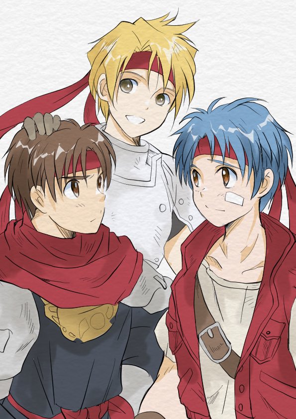 rody roughnight, cress albane, and arc (tales of and 4 more) drawn by arcboc