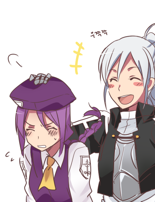 sion eltnam, sion eltnam atlasia, and riesbyfe stridberg (tsukihime and 1 more) drawn by 6_(yuchae)