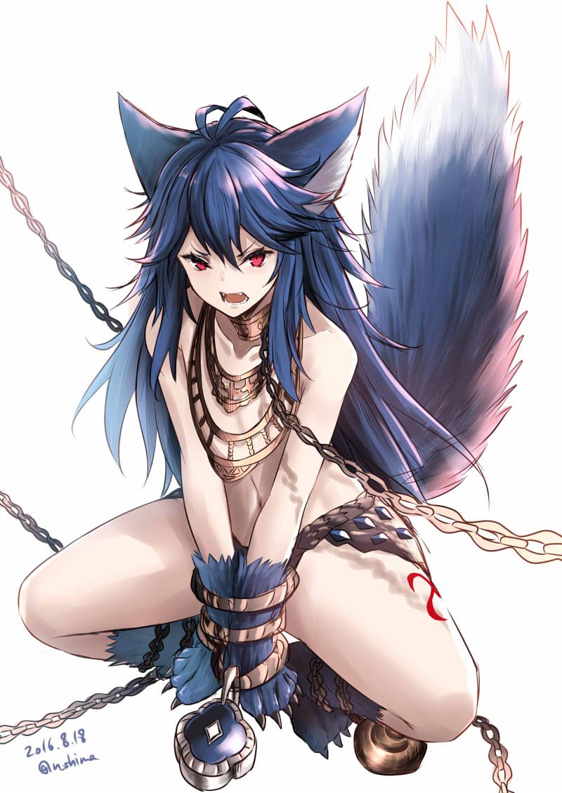 fenrir (granblue fantasy and 1 more) drawn by nabeshima_tetsuhiro