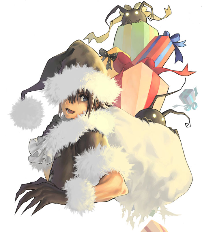 shadow and sora (kingdom hearts) drawn by umadaisuki