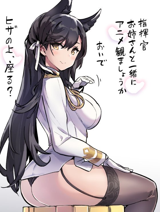 atago (azur lane) drawn by hori_(hori_no_su)