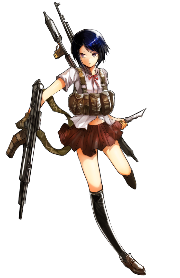 ikusaba mukuro (danganronpa and 1 more) drawn by koko_(wskr121)