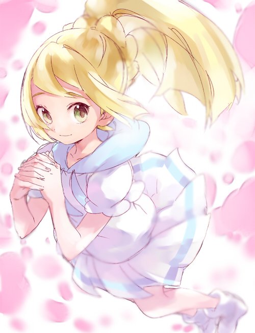 lillie (pokemon and 1 more) drawn by orange_mikan