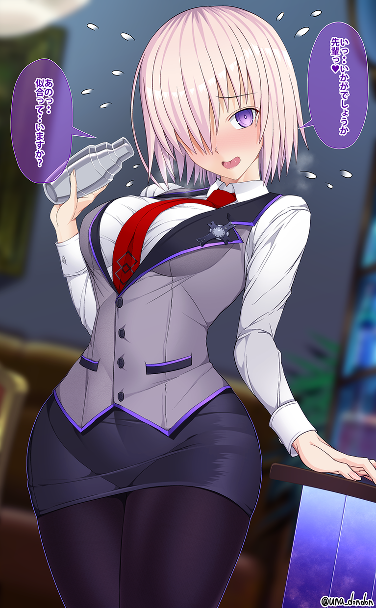 mash kyrielight (fate and 1 more) drawn by unadon