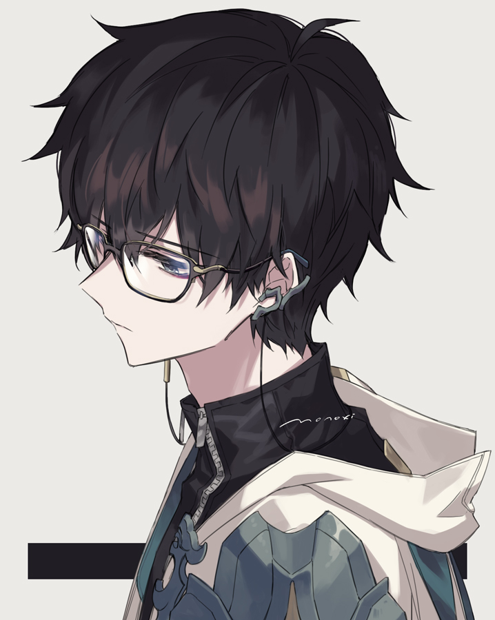 dan heng (honkai and 1 more) drawn by mogi_(green_tea_planet)