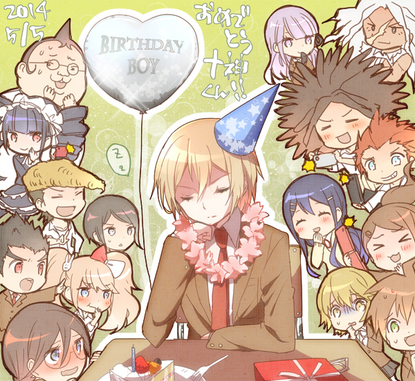 kirigiri kyoko, enoshima junko, naegi makoto, celestia ludenberg, maizono sayaka, and 11 more (danganronpa and 1 more) drawn by moyuchocolats