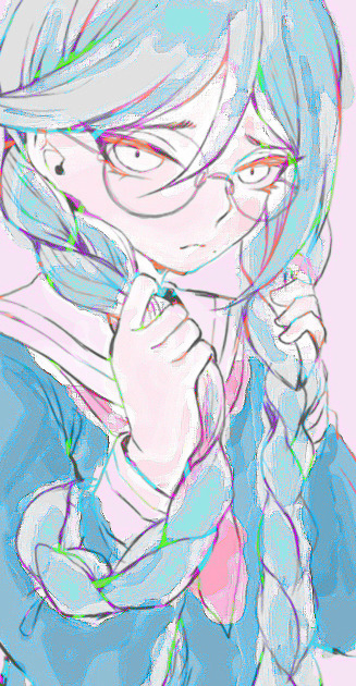 fukawa toko (danganronpa and 1 more) drawn by suzuakks