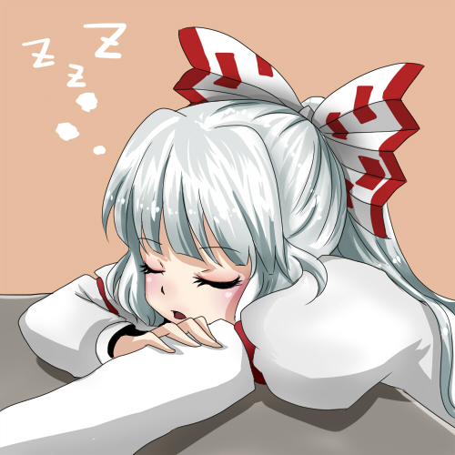 fujiwara no mokou (touhou) drawn by hazuki_hina_(cherry_cherry)
