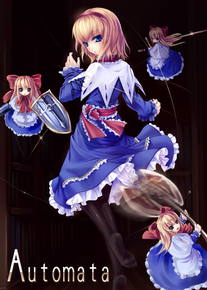 alice margatroid and shanghai doll (touhou) drawn by asa_(swallowtail)