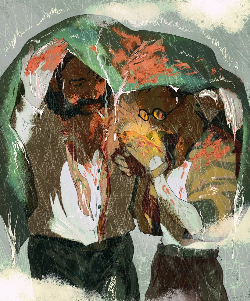kim kitsuragi and harry du bois (disco elysium) drawn by odsheels