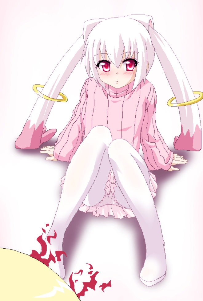 tomoe mami and kyubey (mahou shoujo madoka magica) drawn by hayashiya_zankurou