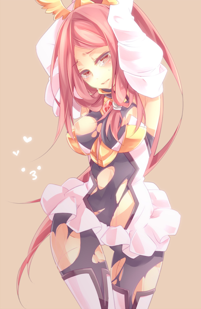 tsubaki yayoi and izayoi (blazblue and 1 more) drawn by hinokii