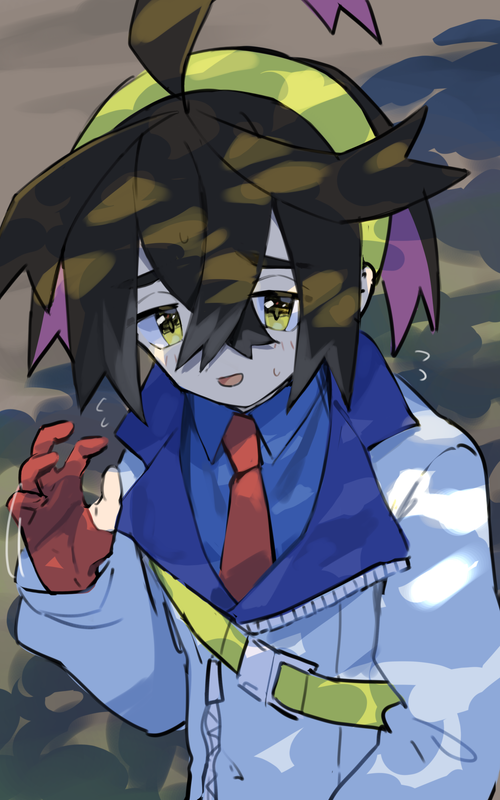 kieran (pokemon and 1 more) drawn by asagi1111