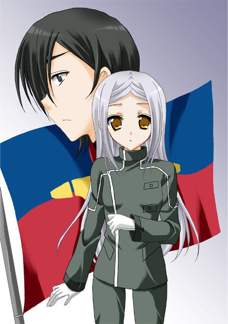 allelujah haptism and soma peries (gundam and 1 more) drawn by kisaraki_kanata